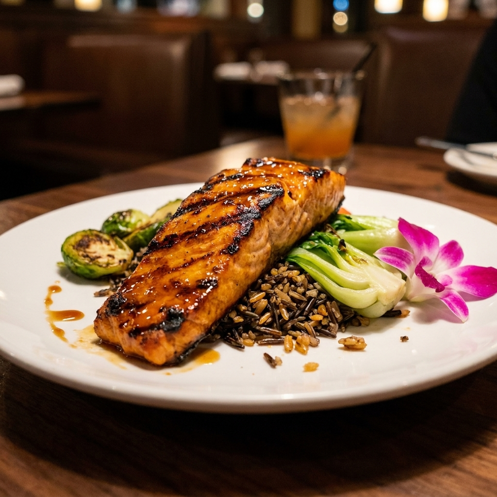 Grilled Miso Salmon